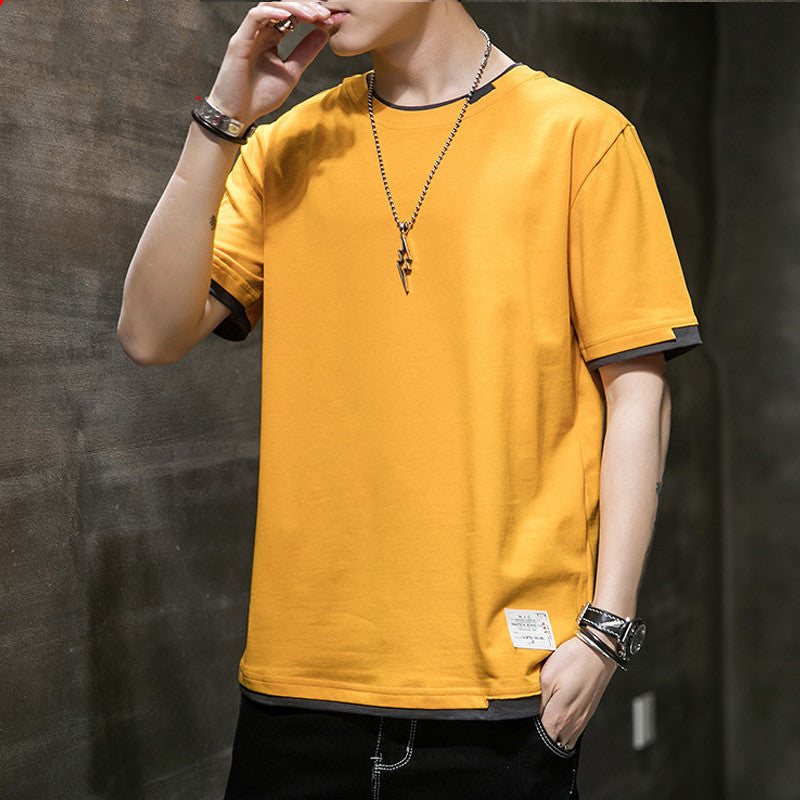 T-shirt d'été à manches courtes pour homme