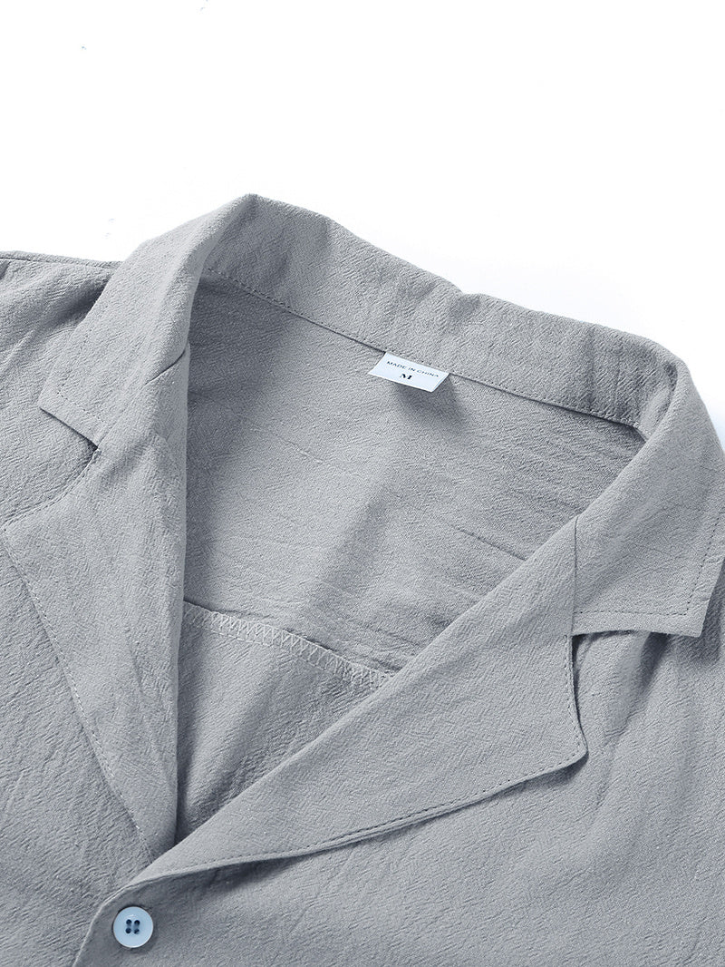 Hauts pour hommes, chemises décontractées boutonnées à manches courtes, chemises de plage, vêtements d'été pour hommes