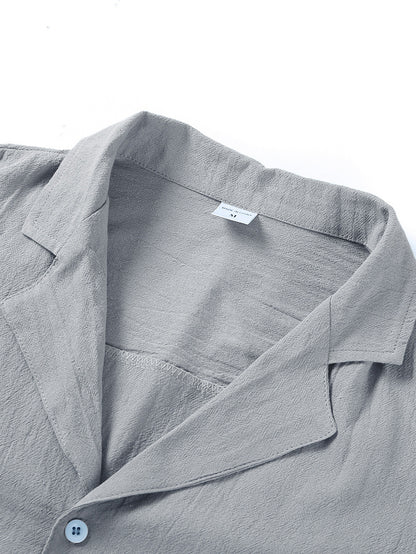 Hauts pour hommes, chemises décontractées boutonnées à manches courtes, chemises de plage, vêtements d'été pour hommes