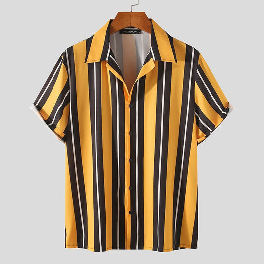 Chemises souples pour hommes, chemises d'été décontractées et streetwear