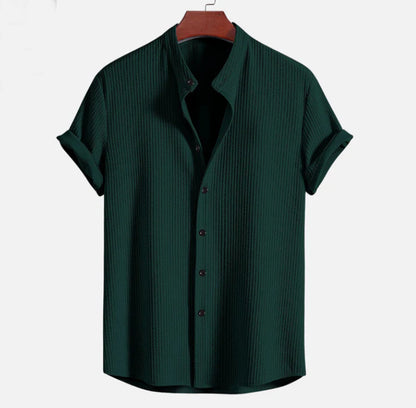 Chemise ample à manches courtes pour homme, vêtement d'été