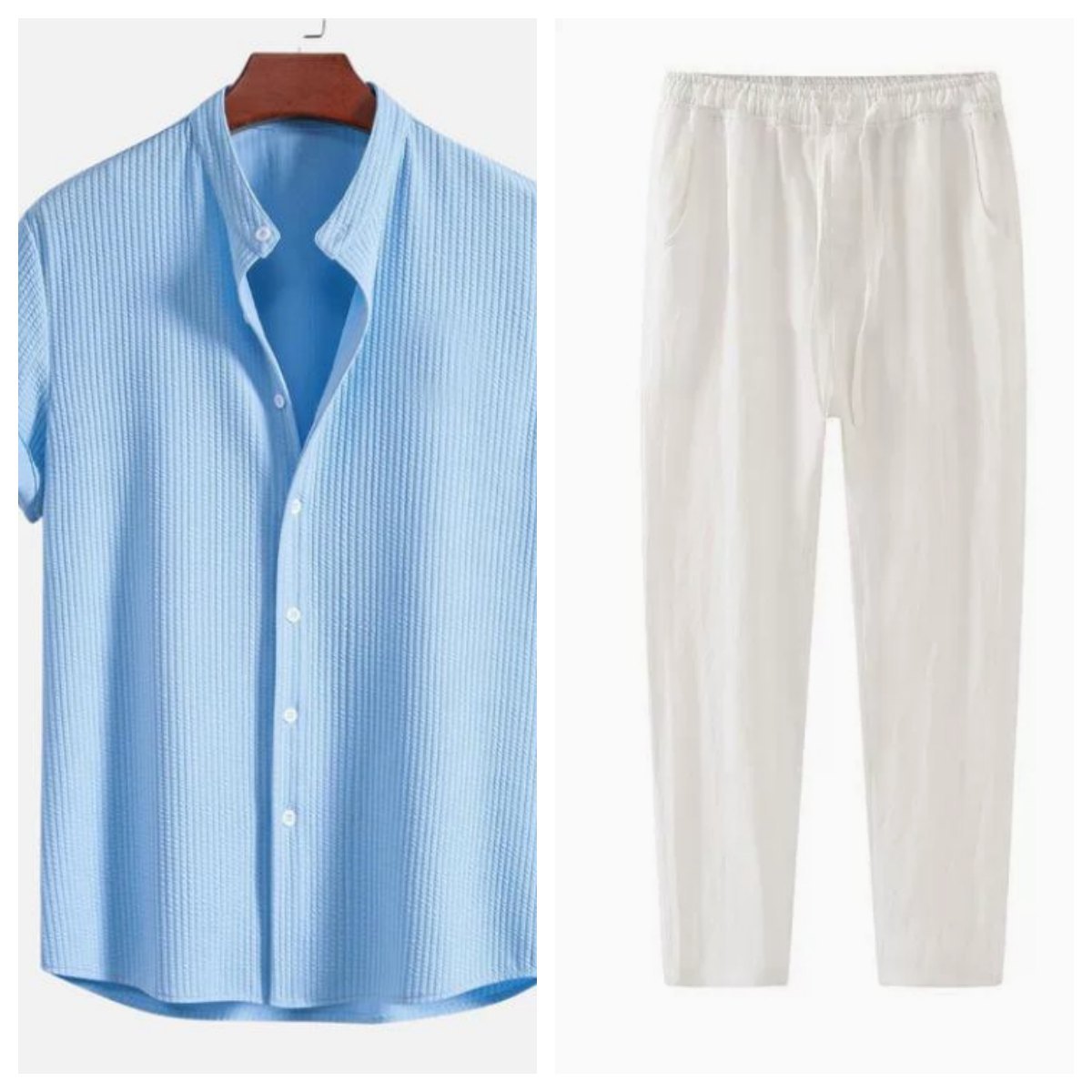 Chemise ample à manches courtes pour homme, vêtement d'été
