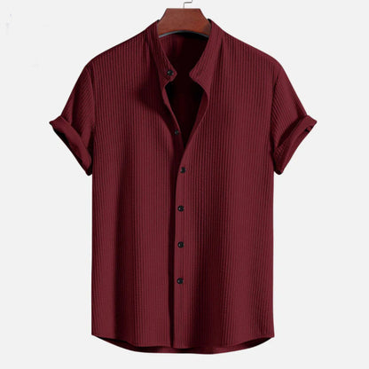 Chemise ample à manches courtes pour homme, vêtement d'été